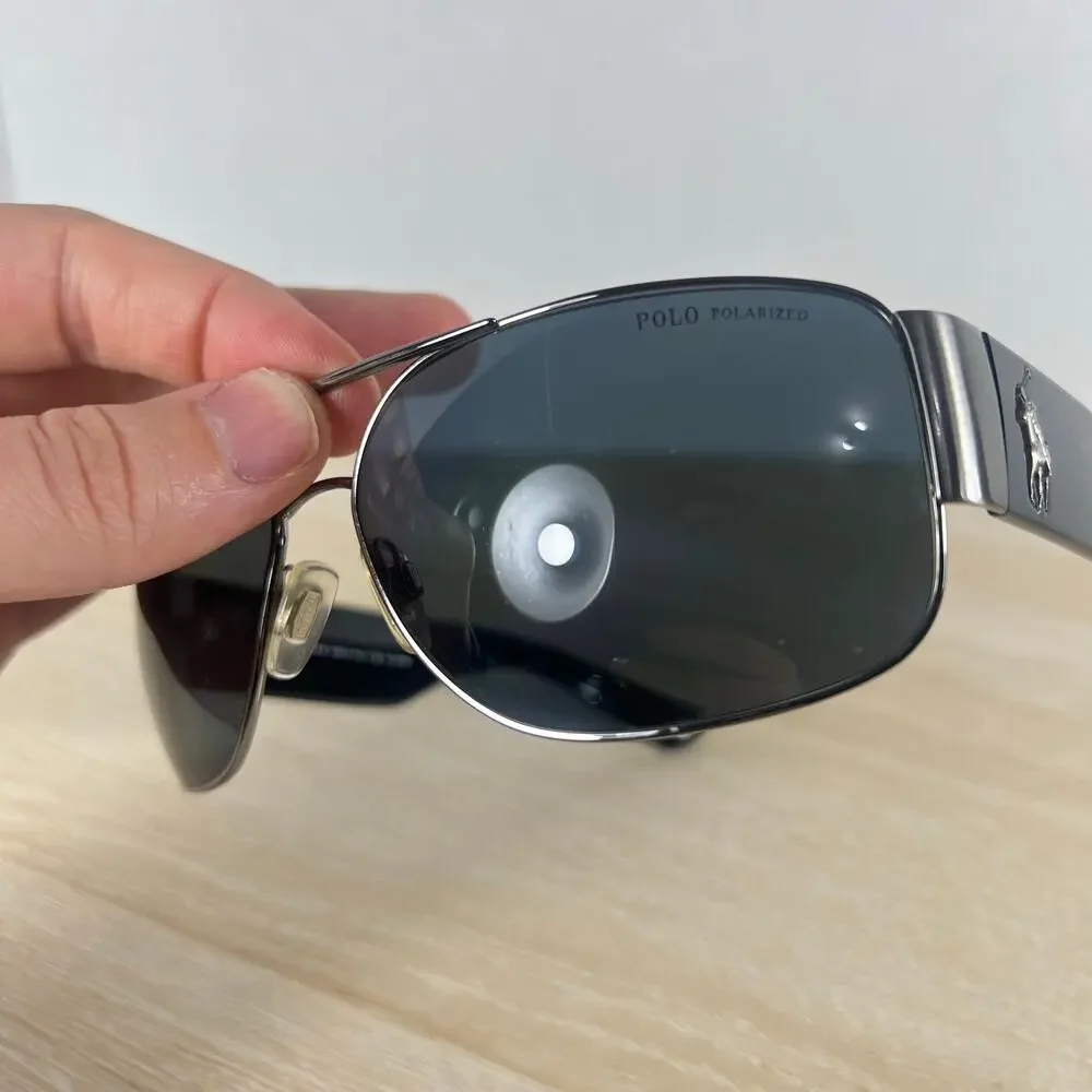 Ralph Lauren PH3072 900281 Sunglasses Polarized Gunmetal Black 66-14-130 Italy